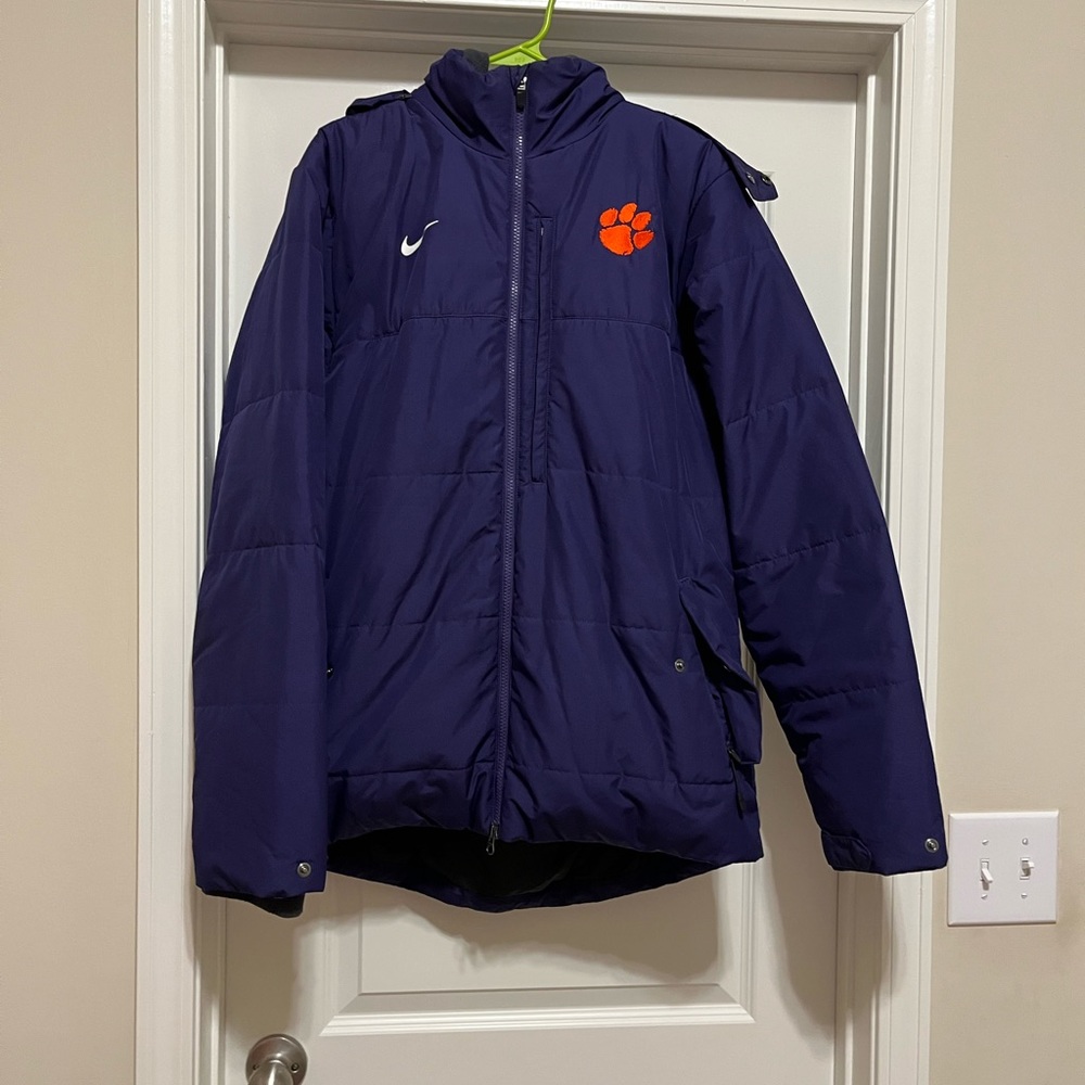 💜Clemson nike puffer